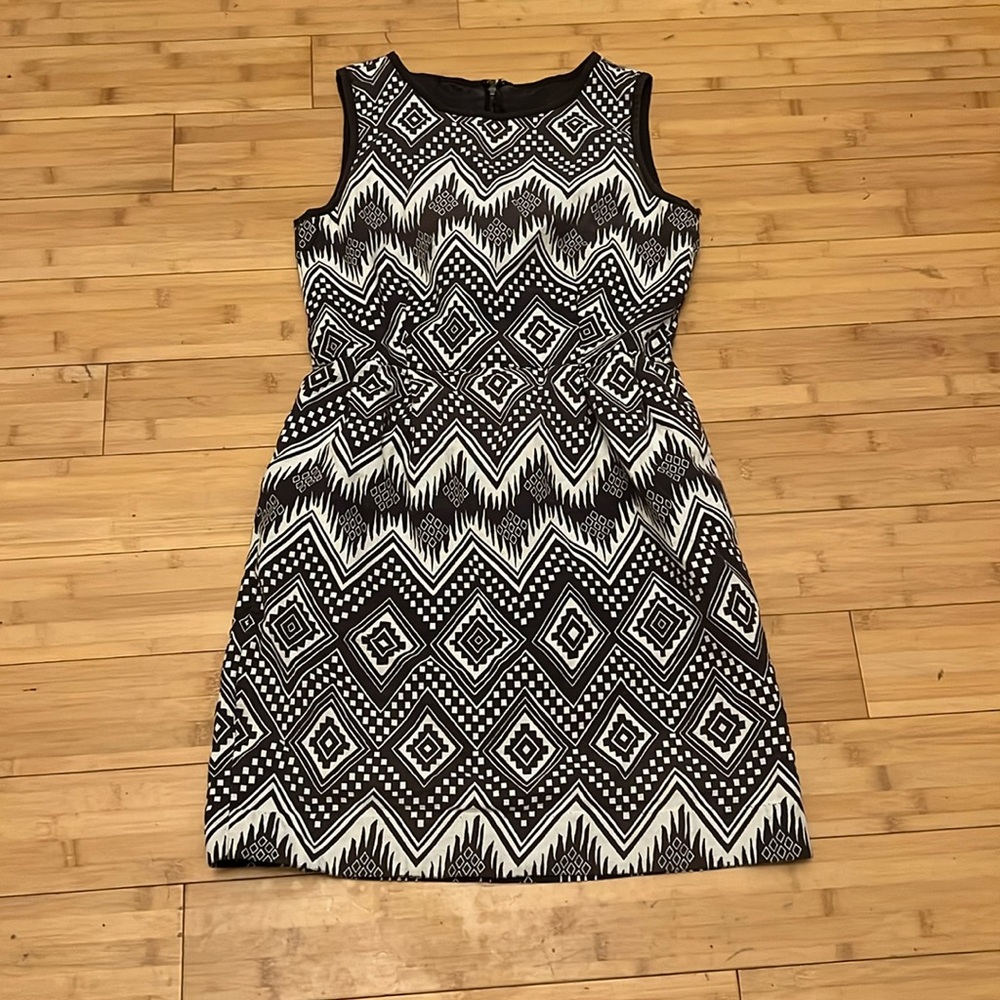 J crew woven knee length dress